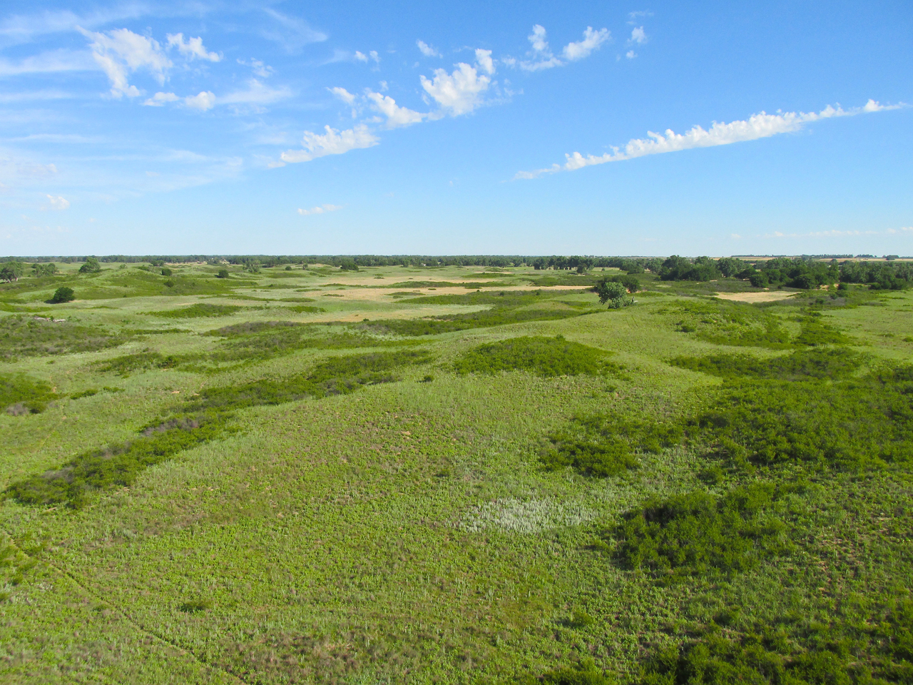A Flight to Ellinwood, Kansas over The Great Harvest of 2013 by Brian FitzGerald "Sky Surfing