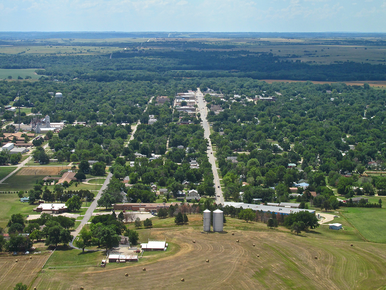 A Flight to Eureka, Kansas on The Fall River in The Flint Hills by Brian FitzGerald "Sky